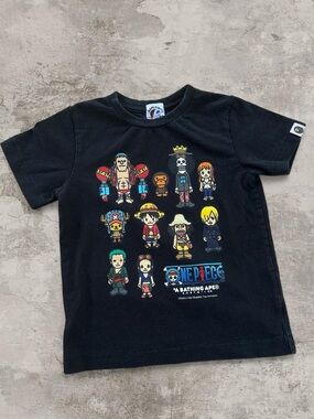 BAPE Kids x One Piece black t-shirt
KIDS 11 Months